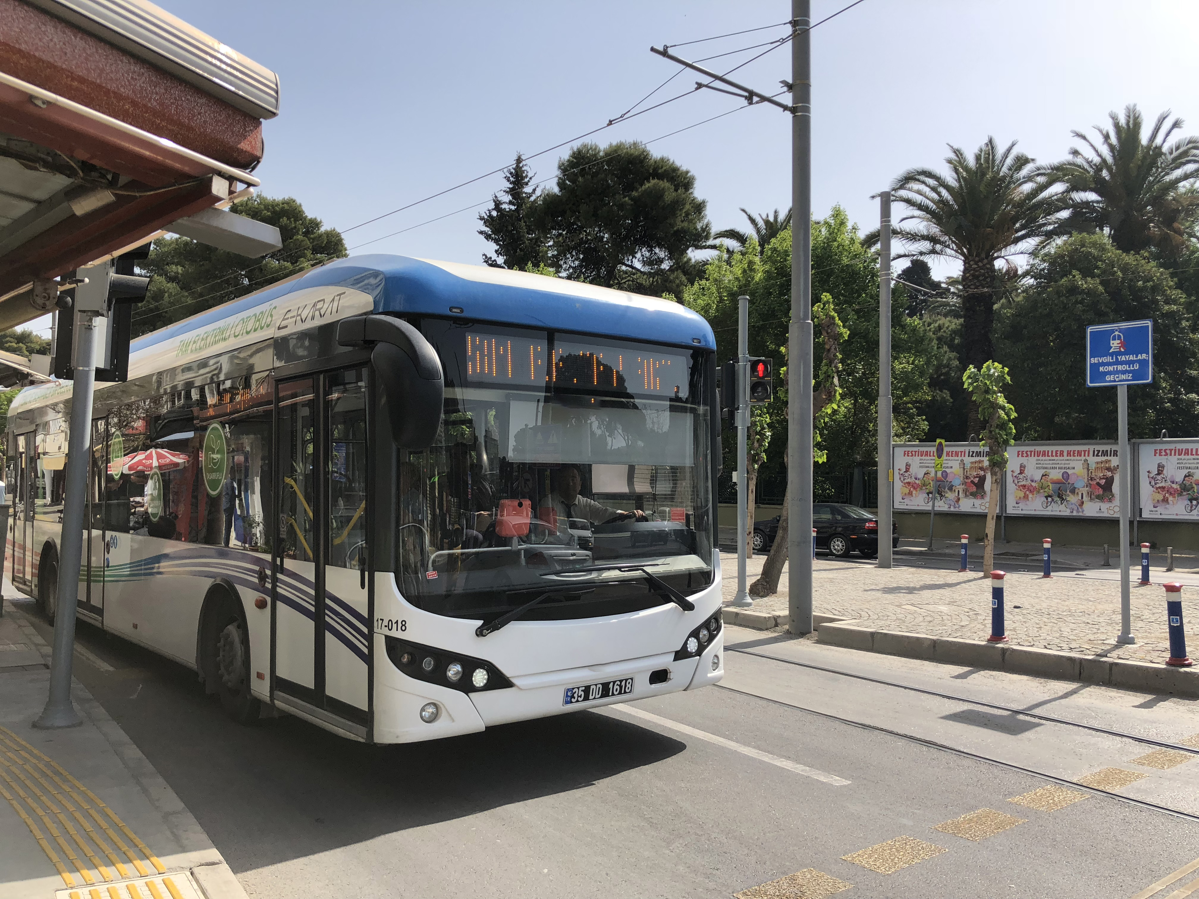 土耳其国内第一条电动公交线-IZMIR